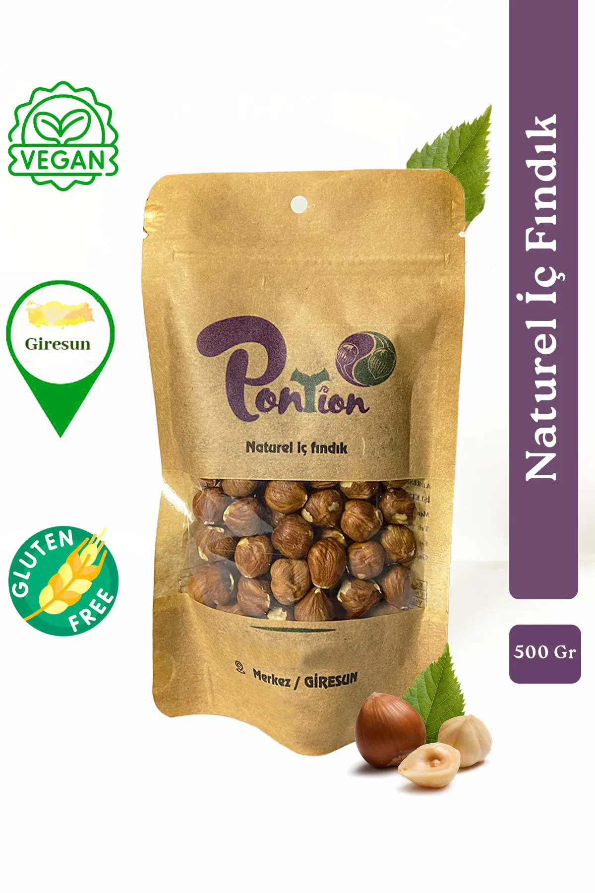 Giresun Natural İç Fındık 500gr